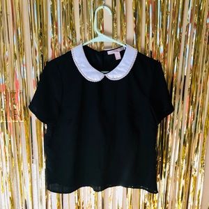 Forever 21 black and white top